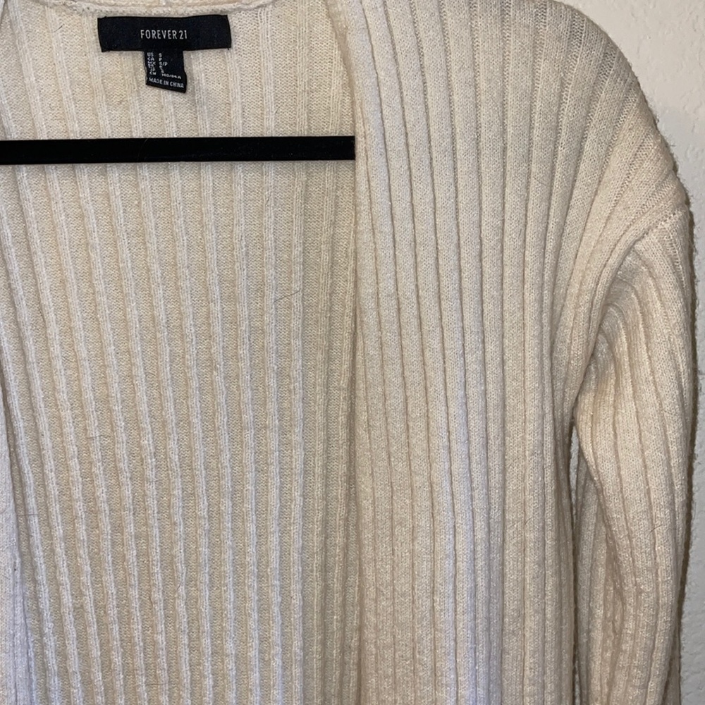 Supersoft Long Cream Cardigan